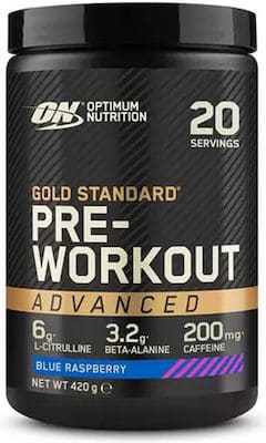Optimum Nutrition Gold Standard Pre-workout Advanced 420gr Blue Raspberry
