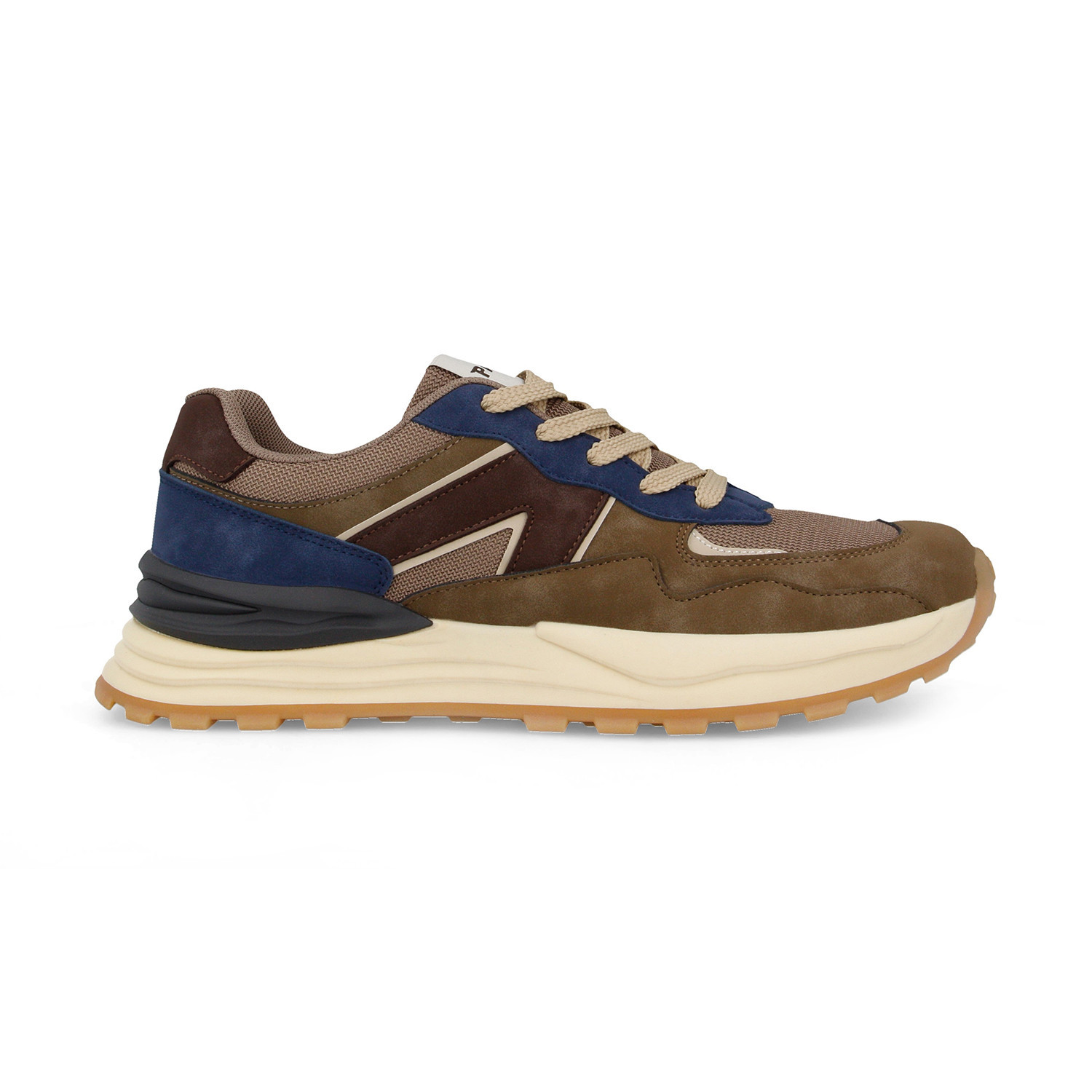 Paredes Ανδρικά Casual Sneakers Pedralba, Kαφέ-Mπλε - Image 3