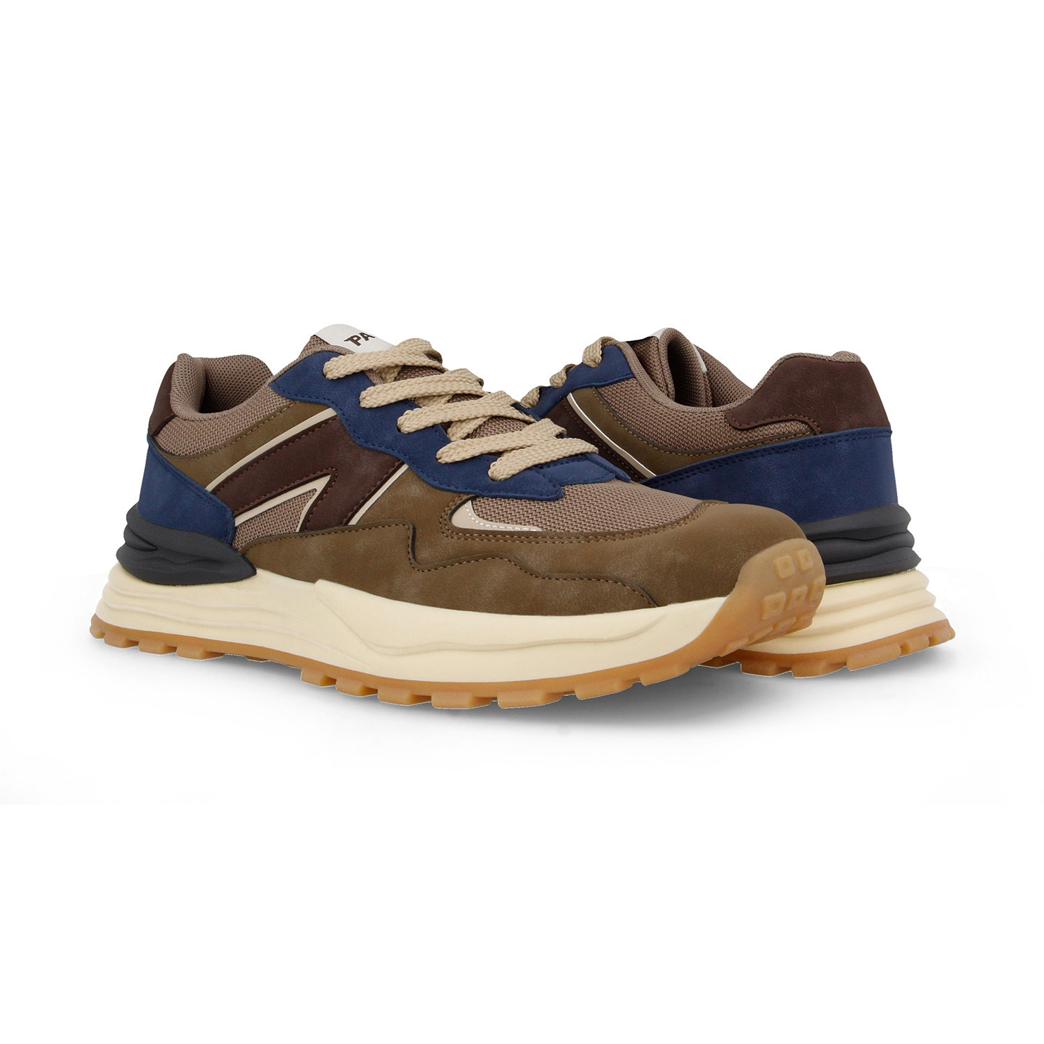 Paredes Ανδρικά Casual Sneakers Pedralba, Kαφέ-Mπλε