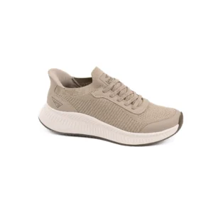 "Level" Γυναικείο Αθλητικό Sneaker - Μπέζ 'Slip-On'
