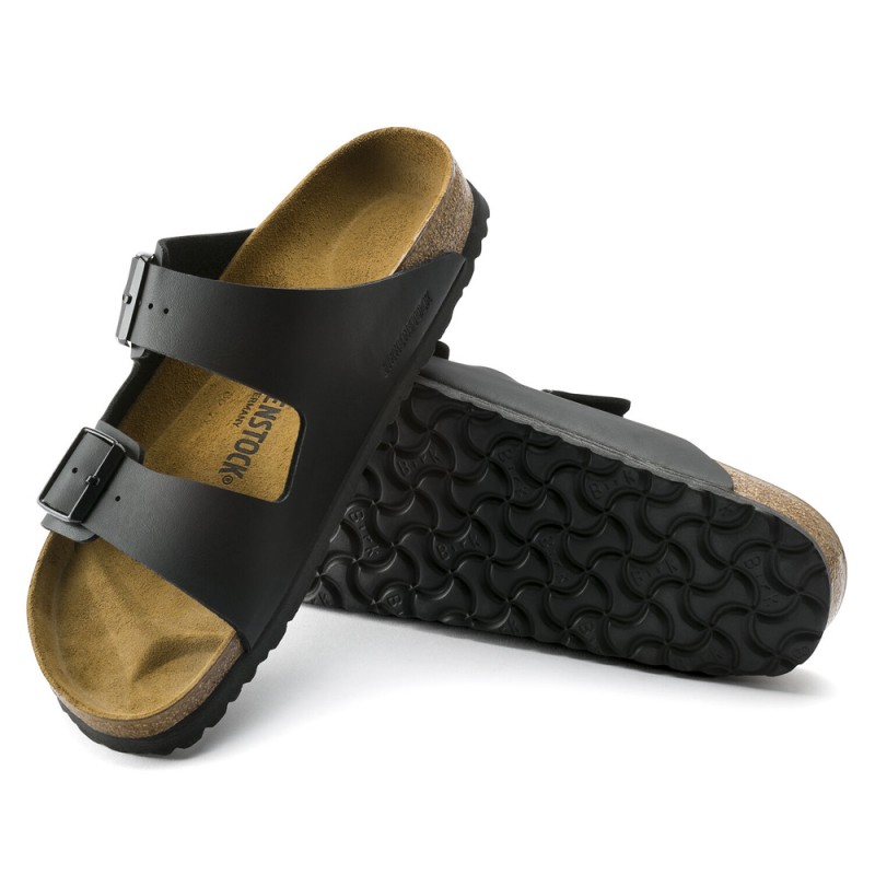 "Birkenstock" 'Arizona' Narrow Παντόφλα, Μαύρο