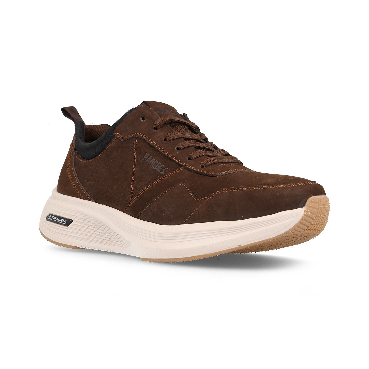 'Paredes' Ανδρικά Casual Sneakers σκούρο καφέ CP 26150 - Image 5