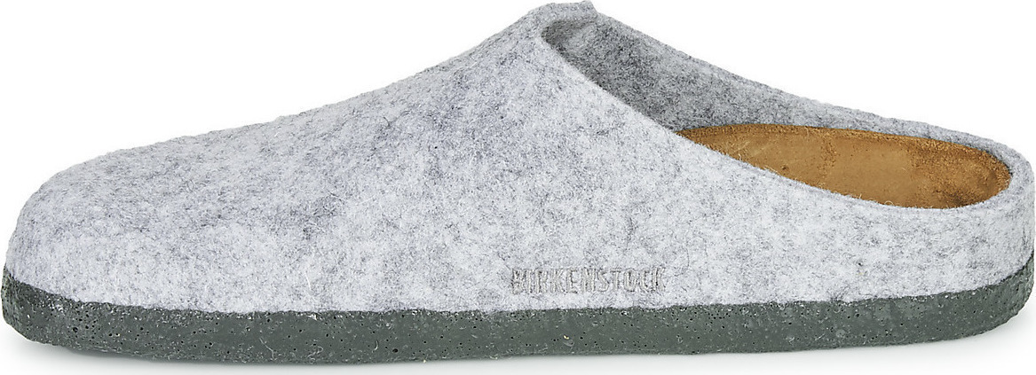 "Birkenstock" 'Zermatt' Wool Regular Fit (Κανονικό Μέγεθος) Παντόφλα, Light Gray 1015080 - Image 3