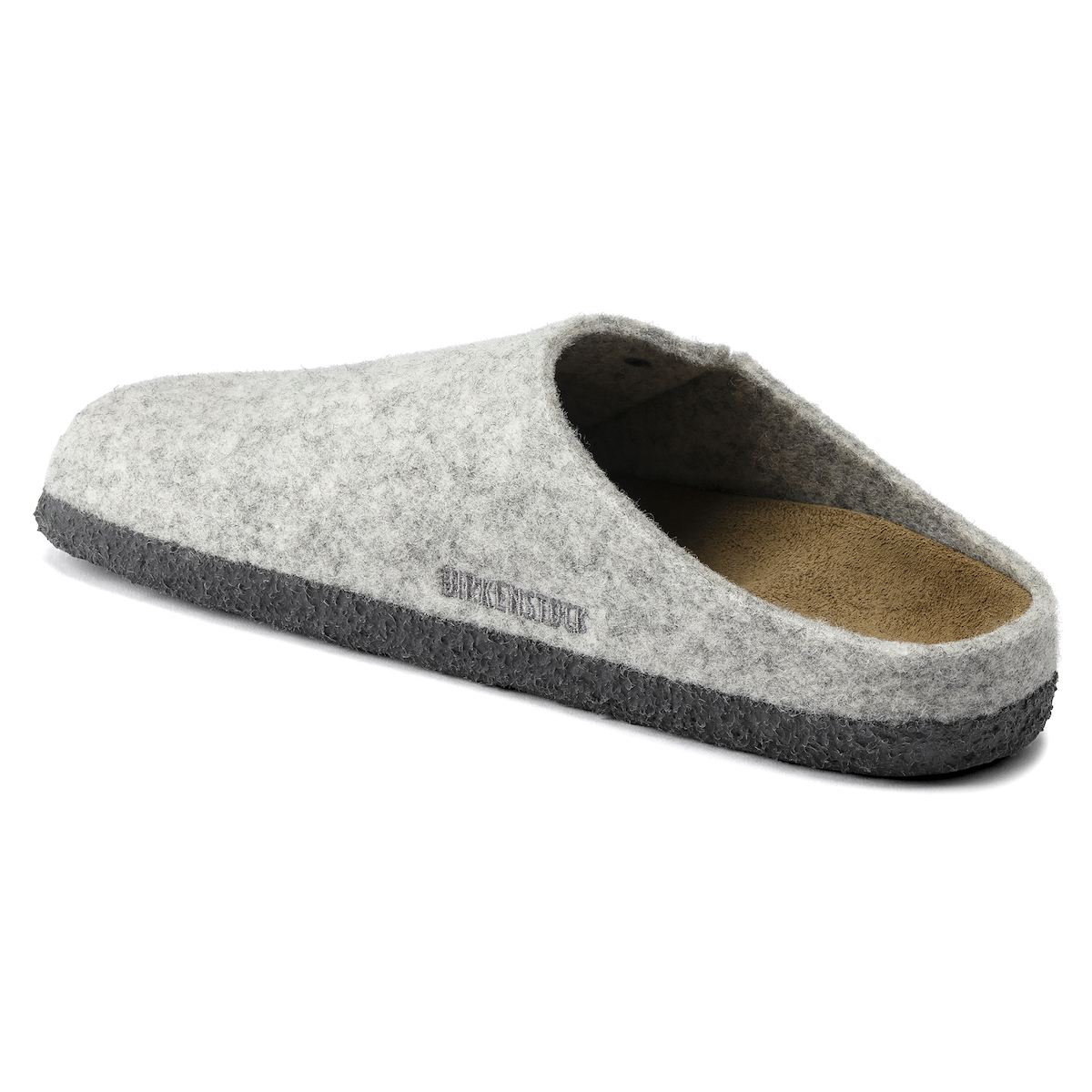 "Birkenstock" 'Zermatt' Wool Regular Fit (Κανονικό Μέγεθος) Παντόφλα, Light Gray 1015080 - Image 4