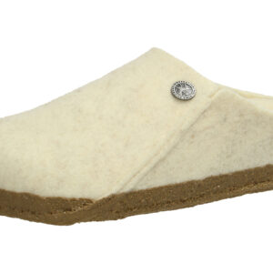 "Birkenstock" 'Zermatt' Wool Narrow Fit Παντόφλα, Ecru 1023195