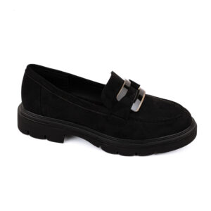 "Level" Anatomic Γυναικεία Ανατομικά Loafers 6609 Σε Μαύρο Χρώμα