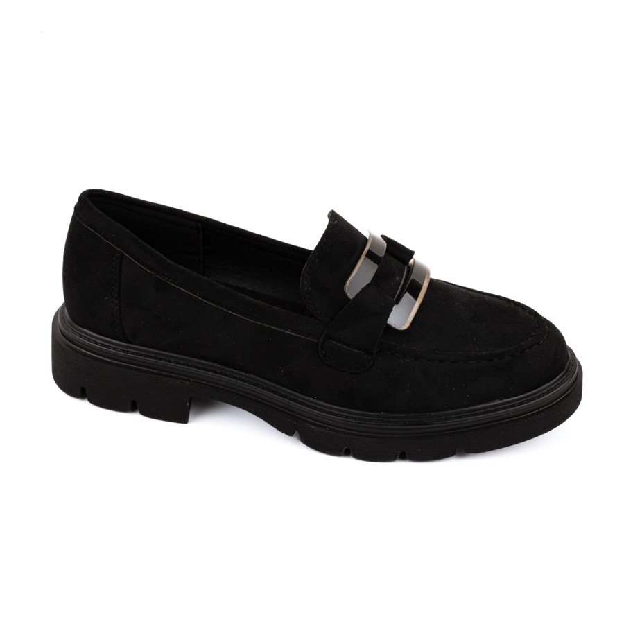 "Level" Anatomic Γυναικεία Ανατομικά Loafers 6609 Σε Μαύρο Χρώμα