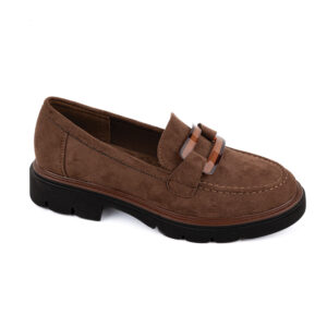 "Level" Anatomic Γυναικεία Ανατομικά Loafers 6609 Σε Καφέ Χρώμα